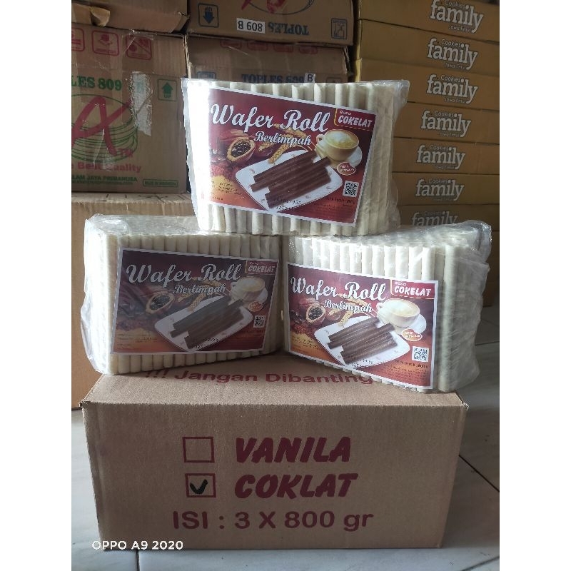 Wafer roll mezzo vanilla