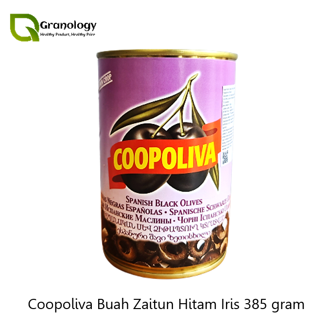 

Coopoliva Black Slice Olives / Buah Zaitun Hitam Iris 385 gram