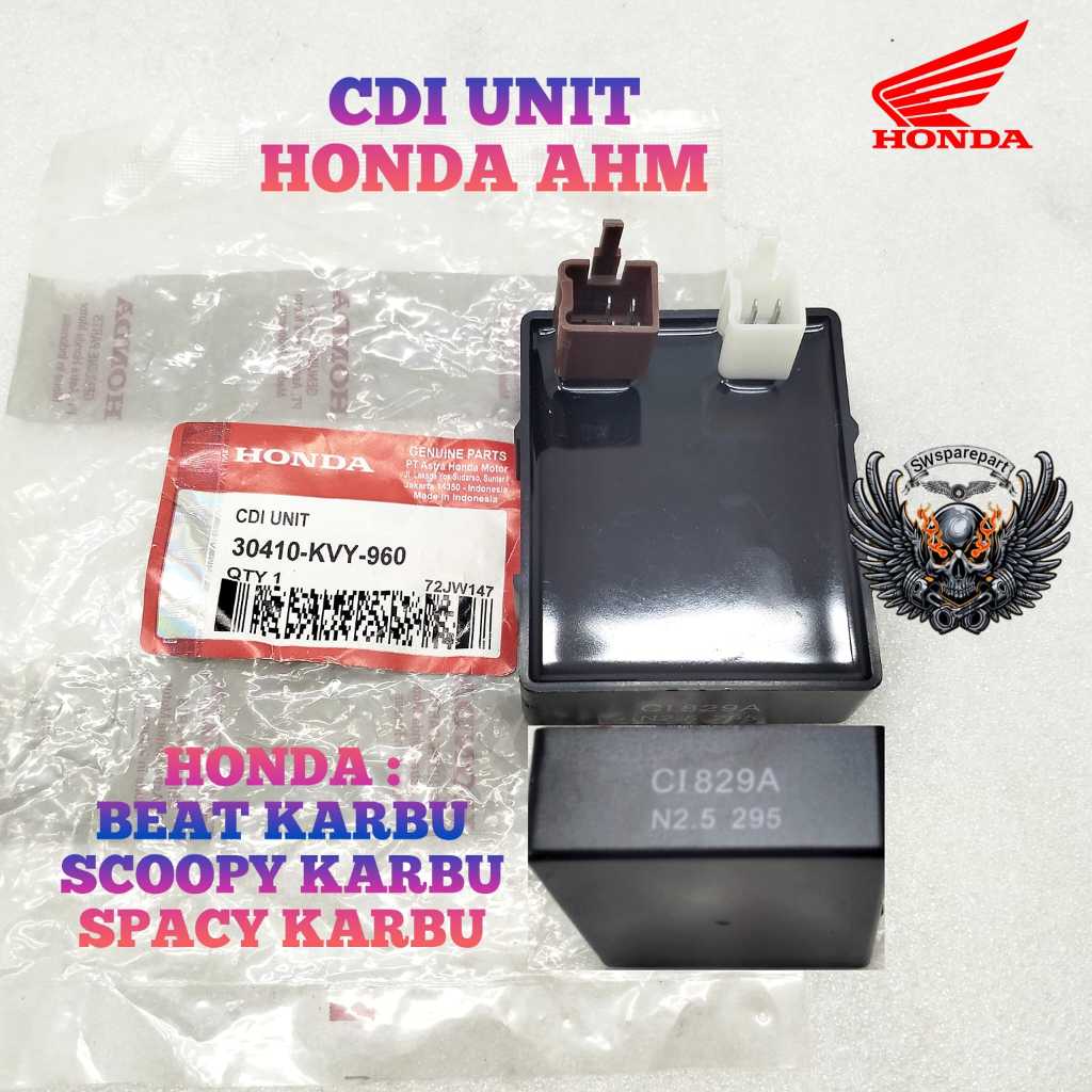 UNIT COMP CDI BEAT KARBU KUALITAS ORIGINAL HONDA AHM PRESISI BAHAN BERKUALITAS CDI ASSY SPACY SCOOPY