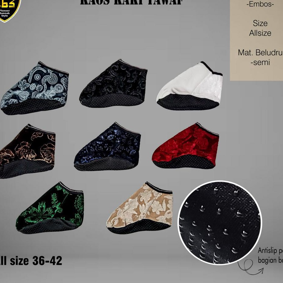 ORIGINAL Kaos Kaki Haji Tawaf Kaus Kaki Tawaf Sepatu Tawaf Anti Slip