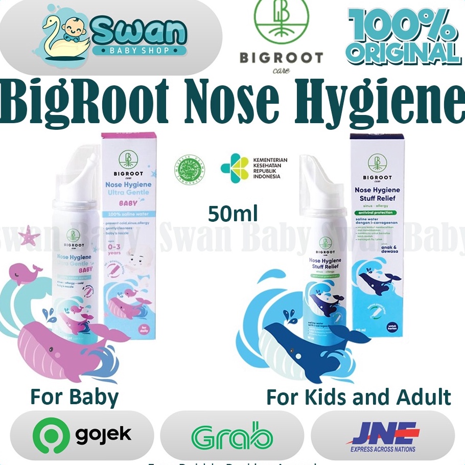 1111 Bigroot Nose Hygiene Stuff Relief  Nose Hygiene Ultra Gentle Baby