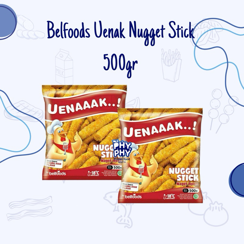 

Belfoods Uenak Nugget Stick 500gr / Nugget Stick