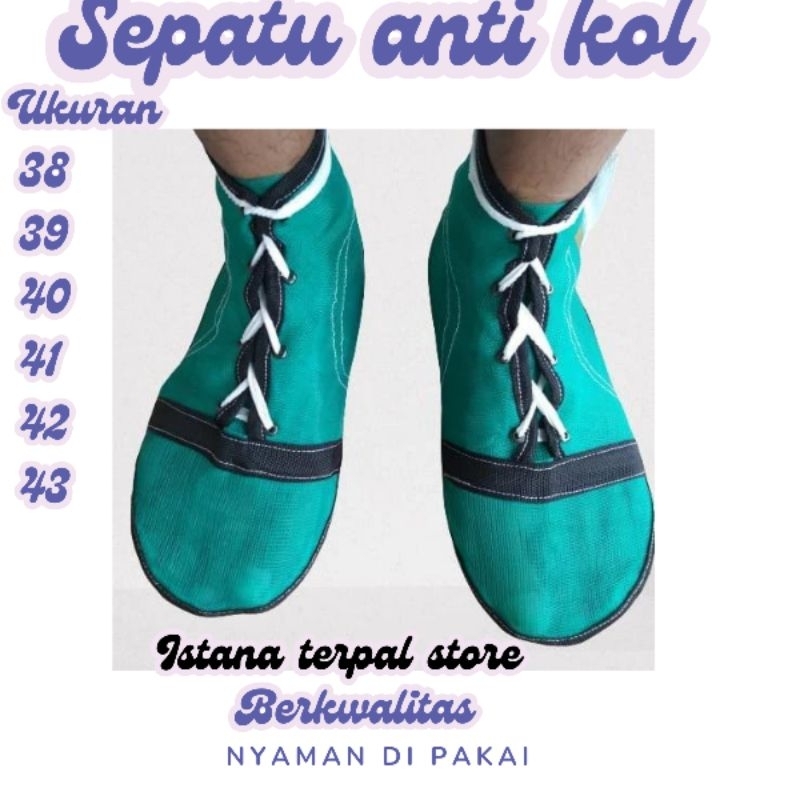 sepatu sawah sepatu petani anti kol untuk pelindung kaki di sawah