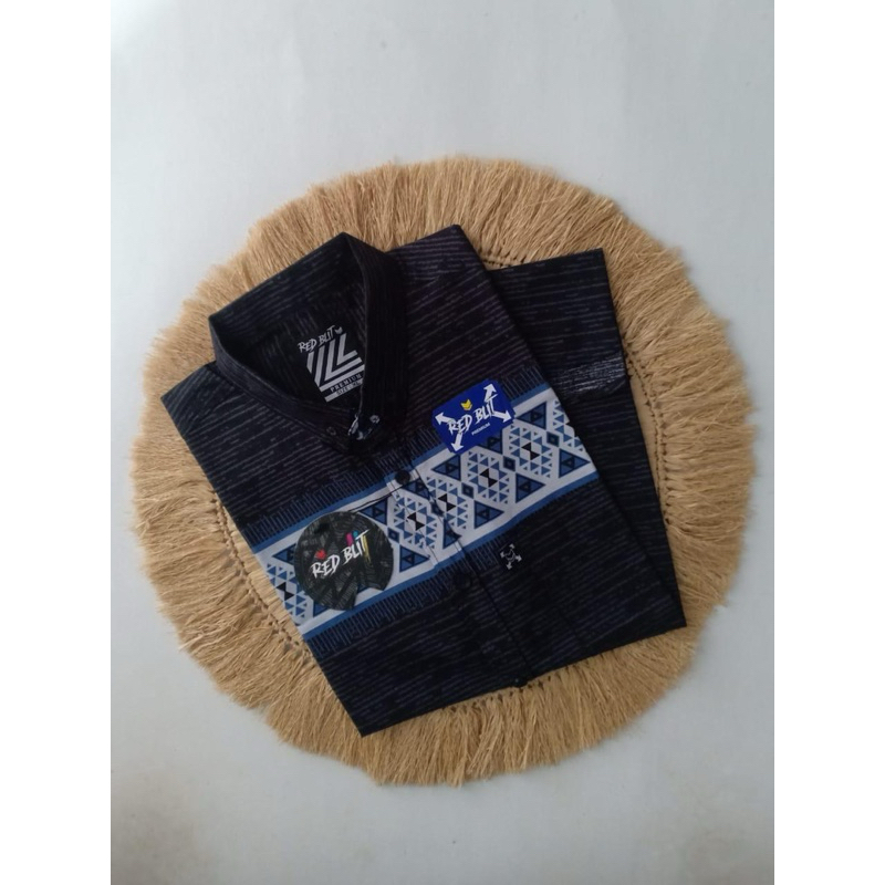 KEMEJA PRIA MOTIF LENGAN PENDEK // KEMEJA HEM PRIA MOTIF RAYON // KEMEJA SURFING