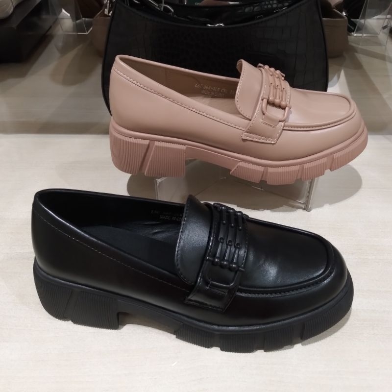 FLADEO NEW SEPATU HEELS HAK 5CM MODEL DOCMART WANITA RINGAN COMFORT & ORI SIZE 36-40