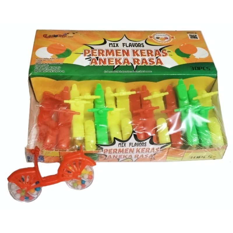 

Luvmi Permen Keras Scooter Sepeda Motor Vespa Isi 30 Pcs