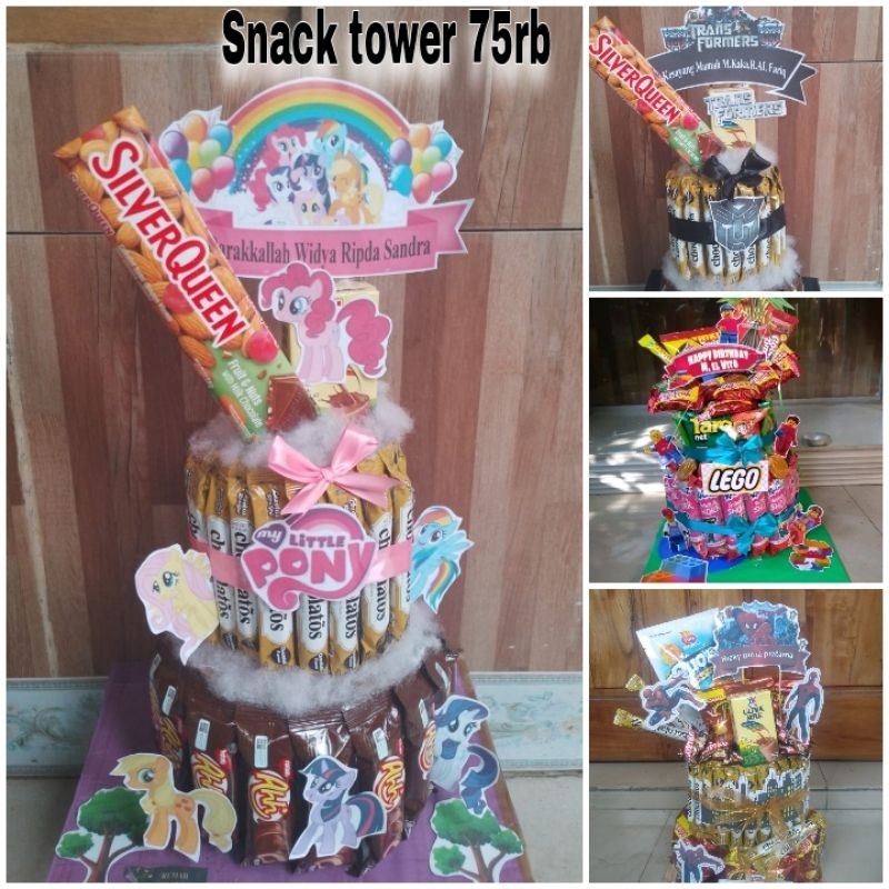 

Snack tower Snack ulang tahun anak