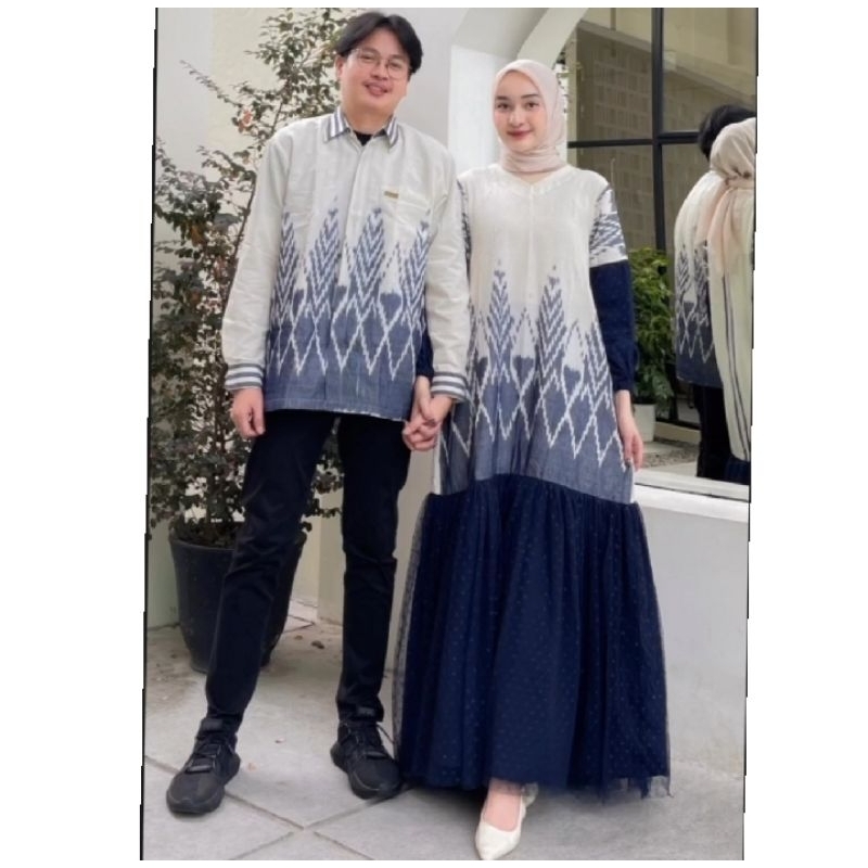 Couple Tenun Jepara // Baju Pasangan Model Baru// Gamis Terbaru