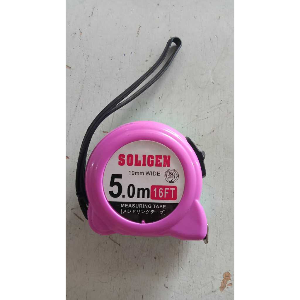 Meteran Soligen 5m, 7.5m Meteran Tukang, Meteran Bangunan, Measuring tool