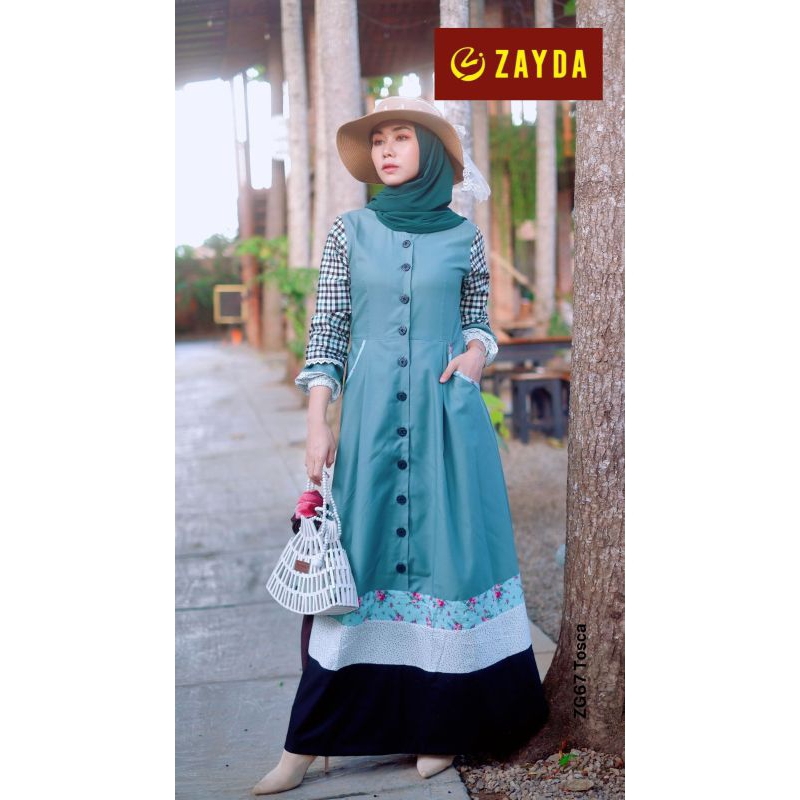 Gamis Wanita Zayda ZG67 Mint