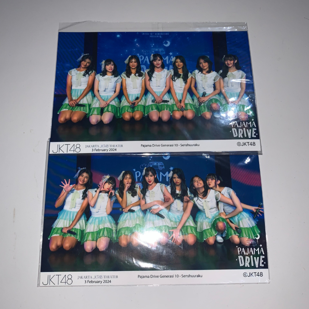 GROUPSHOT JKT48 SENSHUURAKU PAJAMA DRIVE GENERASI 10
