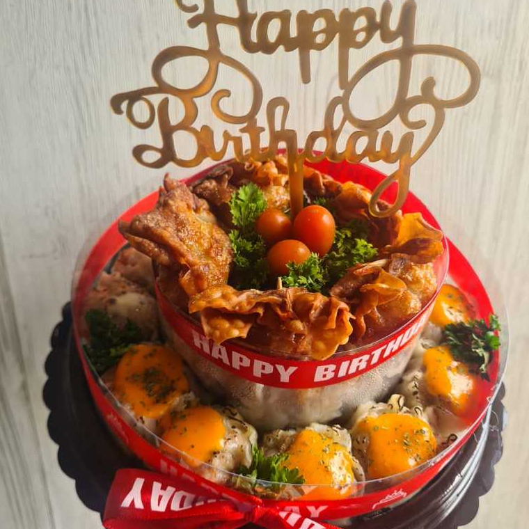 

Promo 7.7 Dimsum Cake Birthday kukus & goreng 30 pcs ( kirim instan)