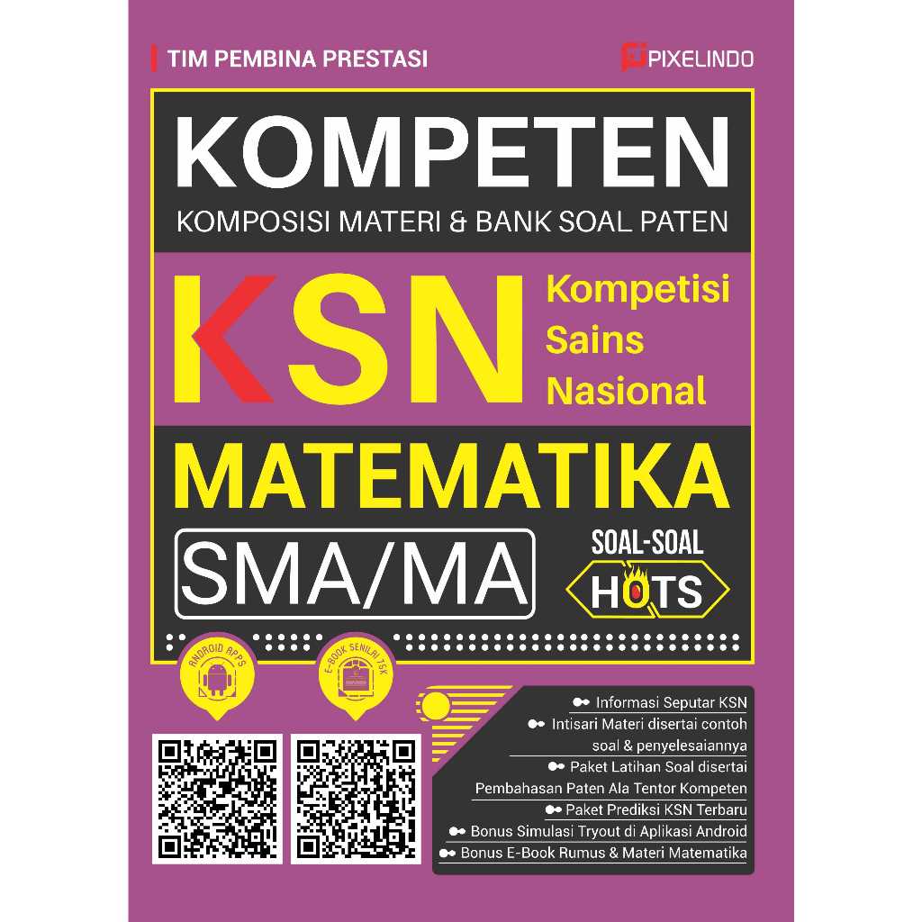 Buku Olimpiade Matematika SMA Kompeten KSN Matematika SMA/MA