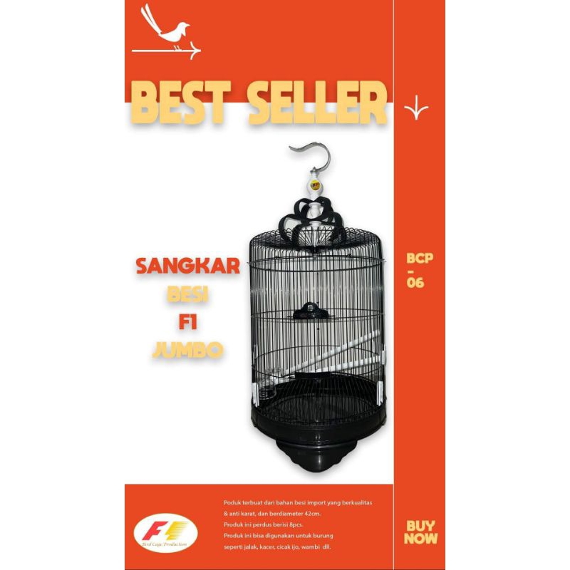 sangkar kandang besi lovebird jalak jumbo termurah