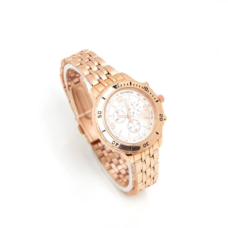 Sophie Martin Paris jam tangan wanita Evonna Rose Gold