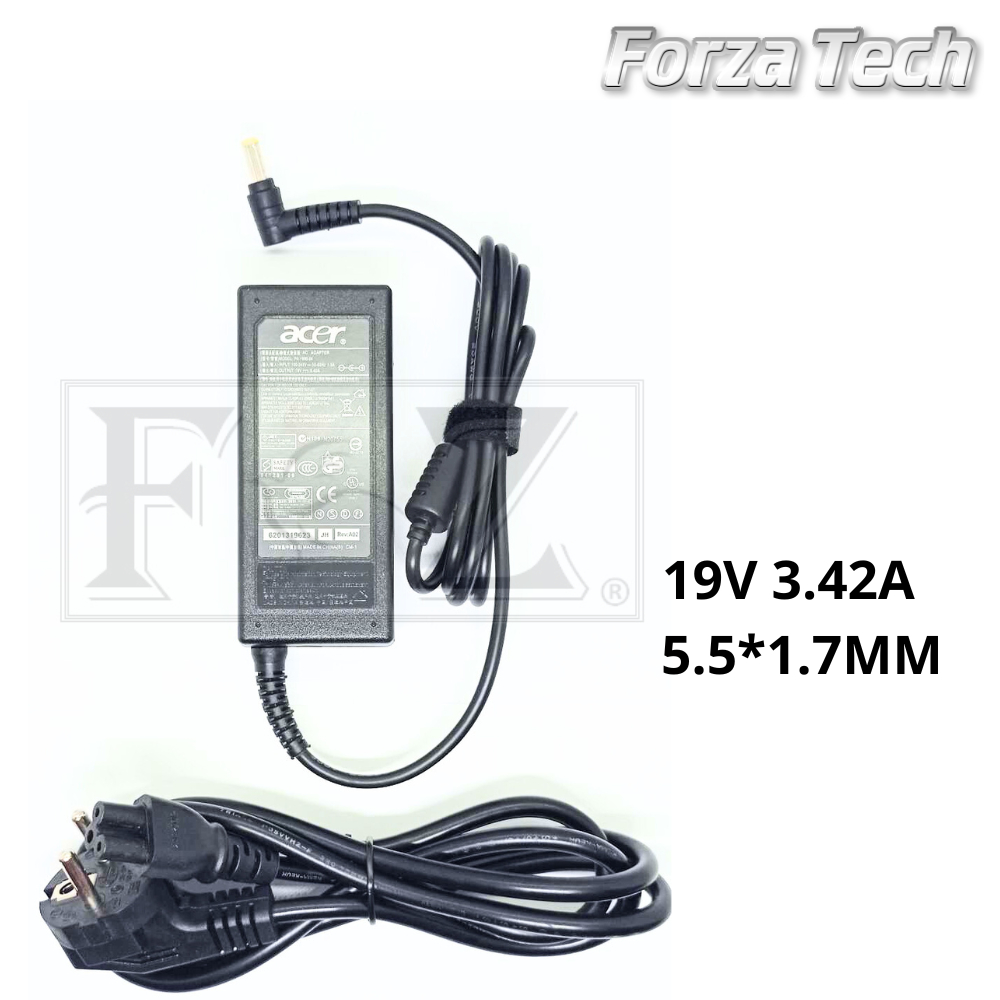Adaptor charger Laptop Acer Travelmate P2 P249-G2-M 19V 3.42A (5.5*1.7mm) Original BERGARANSI NEW