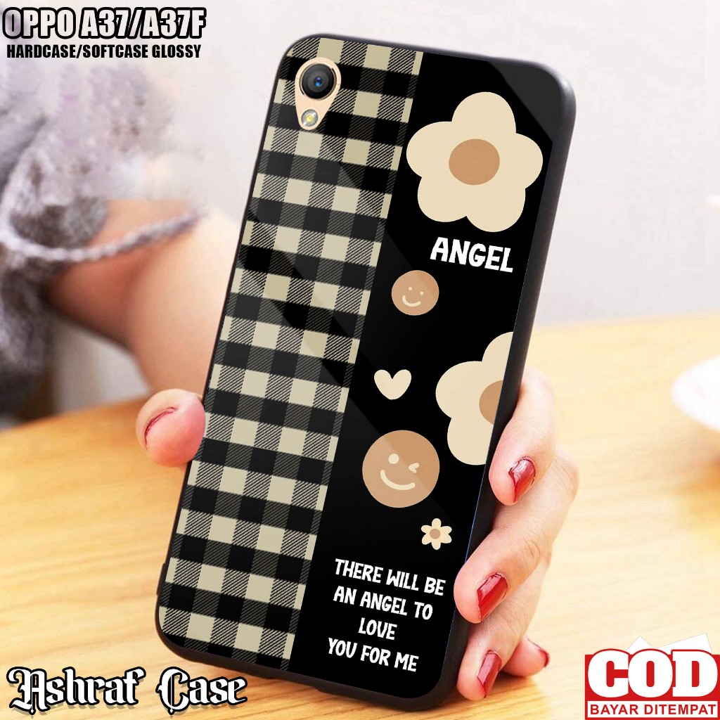 Case Oppo A37F/A37 - Casing Hp Oppo A37/A37F ( BUNGA002 ) Silikon Hp Oppo A37F - Cassing Hp - Softca