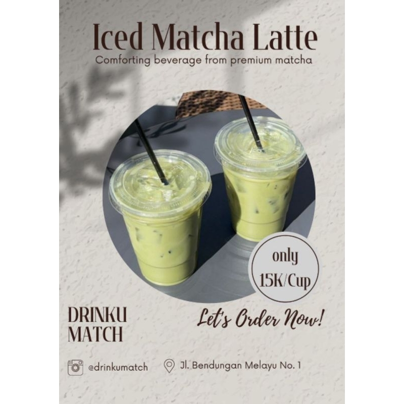 

Iced Matcha Latte