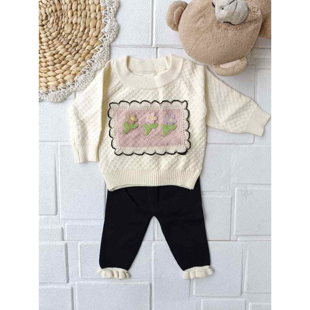 SETELAN BAJU IMPORT ANAK CEWEK/SETELAN RAJUT ANAK CEWEK IMPORT