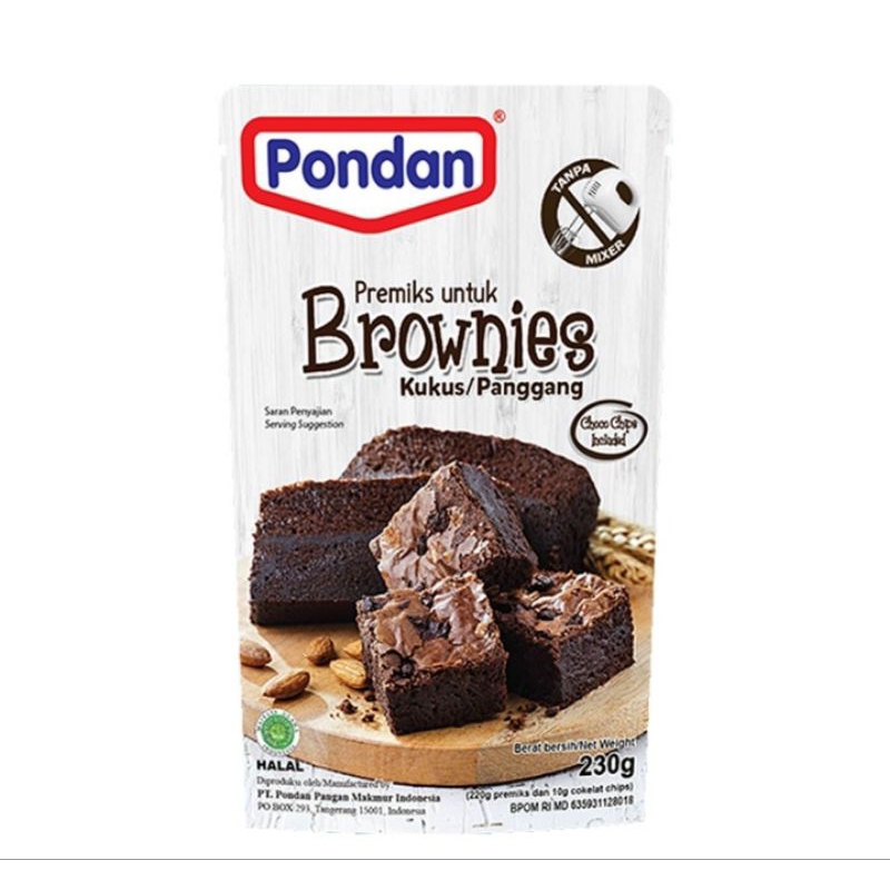 

Pondan Brownies Kukus 230 g