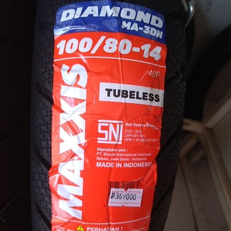 Ban maxxis Diamond 100/80-14