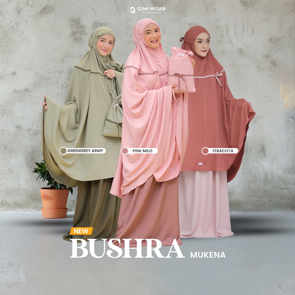 Gimi Hijab Mukena Bushra Premium