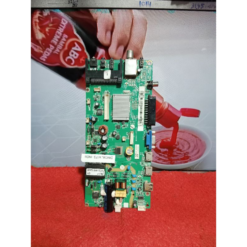 MB MAINBOARD AQUA LE32AQT6000T - MESIN TV MOTHERBOARD AQUA 32AQT6000