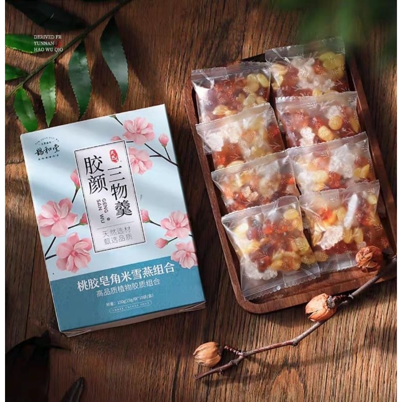 

Peach Gum 3 in 1 Collagen Food (PEACH GUM, Snow Birdnest, Snow Lotus)
