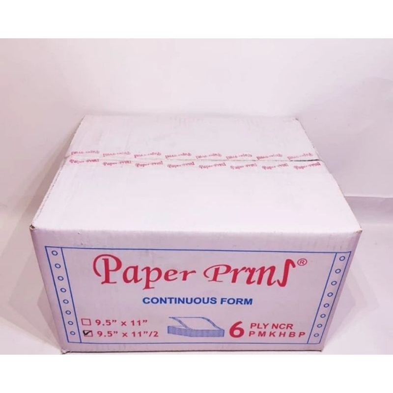 

kertas continuous form 6 ply paperpryns 9.5x11/2
