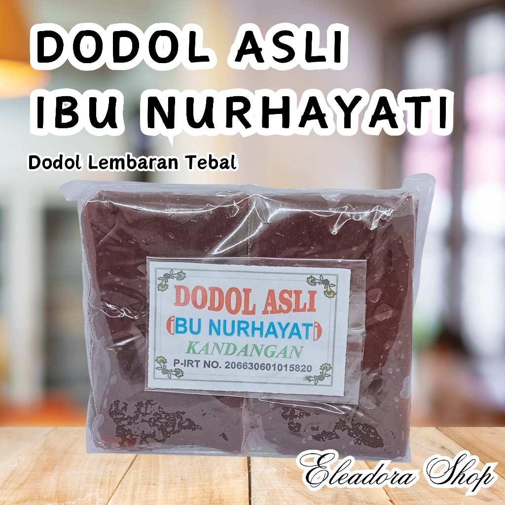 

Dodol Kandangan Asli Ibu Nurhayati - Kemasan Pack Lembaran - Khas Kalimantan Selatan