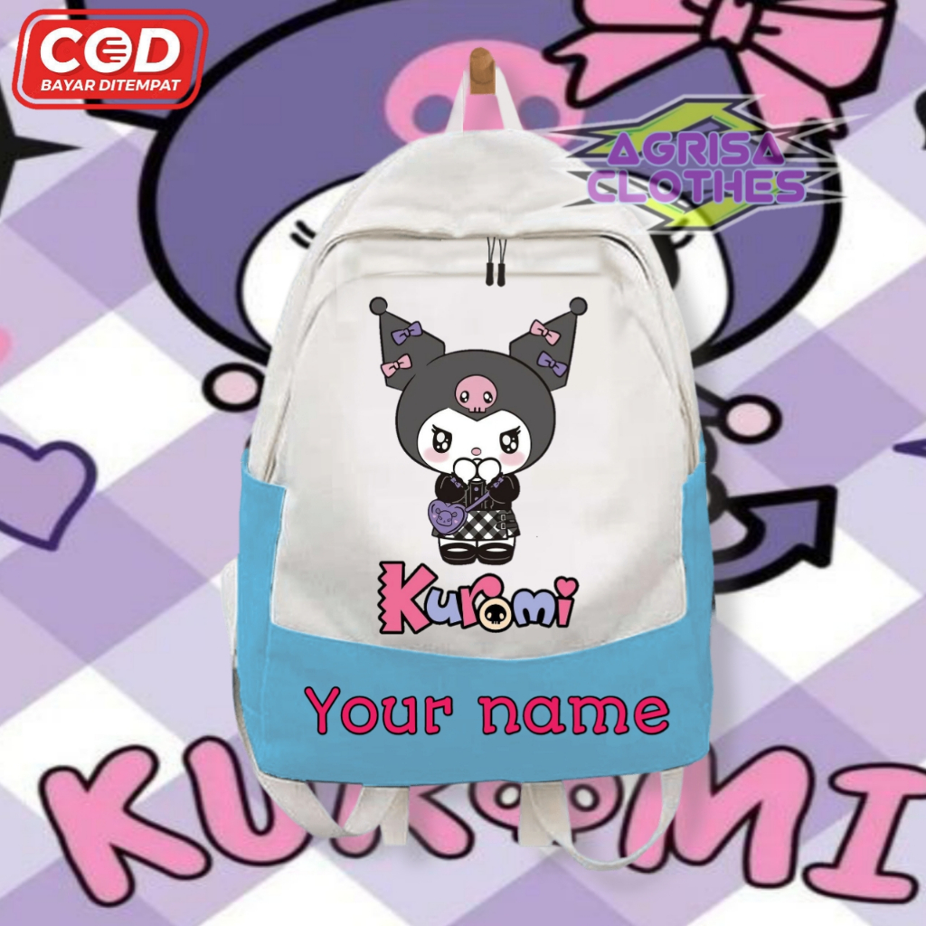 Tas Ransel Anak Kuromi/Tas Ransel Kuromi