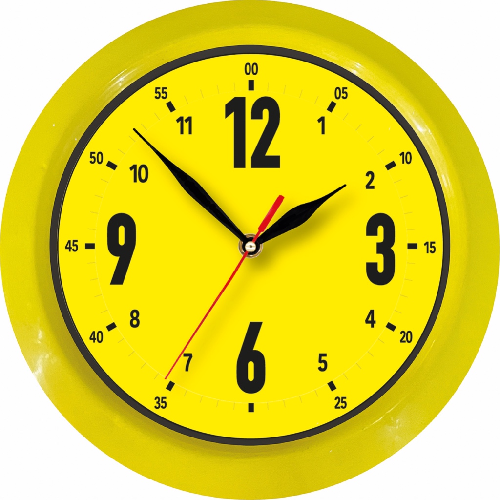 Jam Dinding AmPm Yellow