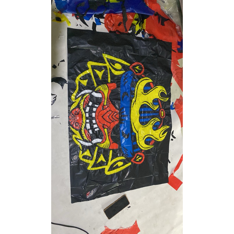 

sampul motif buto barong uk 1m persegi