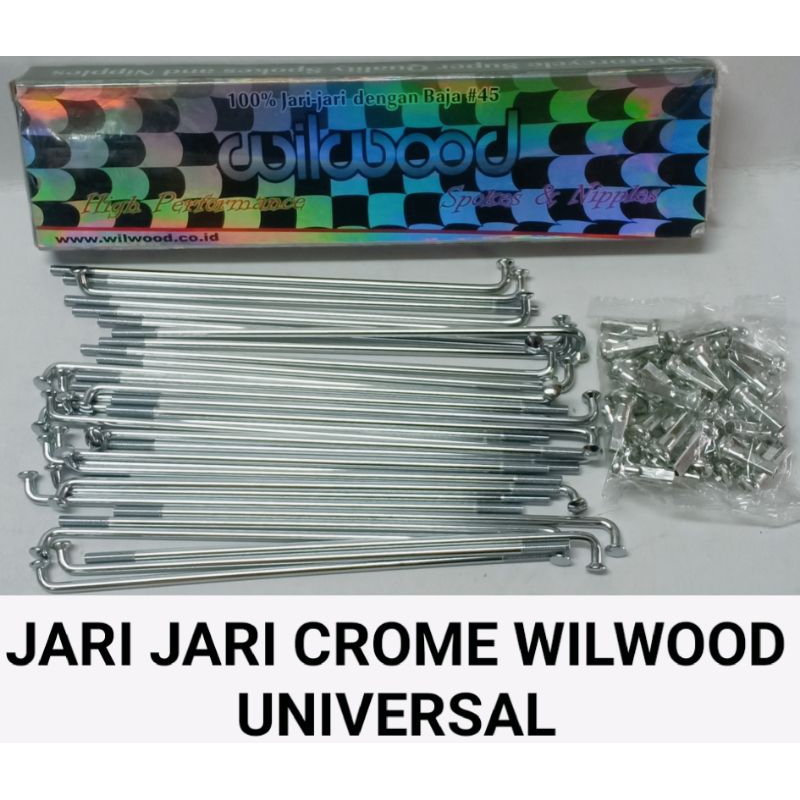 JARI JARI CROME WILWOOD RUJI CROME 9X172 WILWOOD ORIGINAL WILWOOD