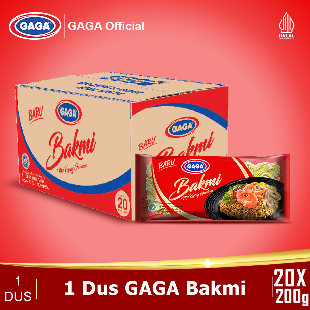 

GAGA BAKMI 200g (1 dus = 20 pcs Harga Grosir)