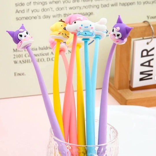 

1PC PULPEN GOYANG SANRIO PULPEN LENTUR SANRIO CUSTOM GEL PEN LUCU TERMURAH
