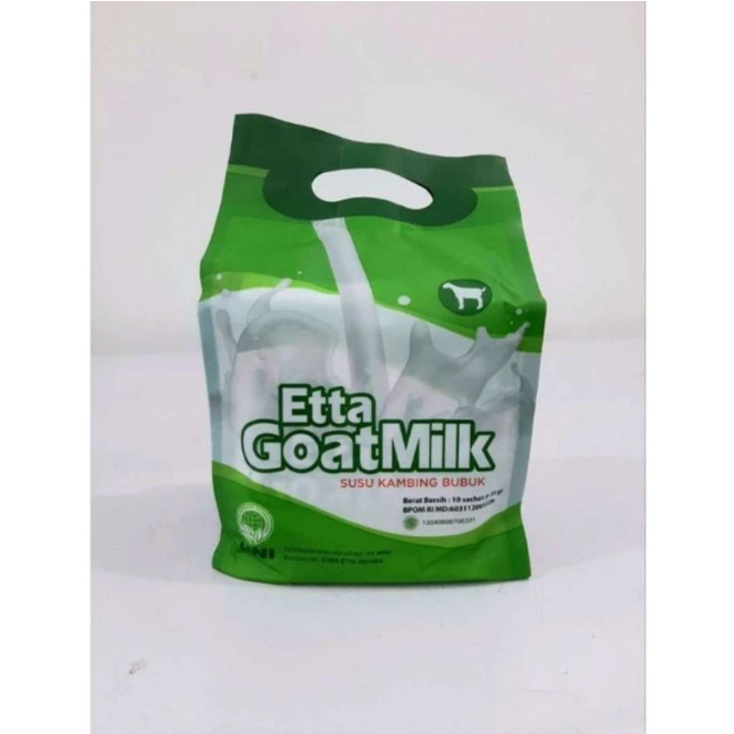 

eceran EGM ETTA GOAT MILK susu kambing etawan vanila full krim 1 saset