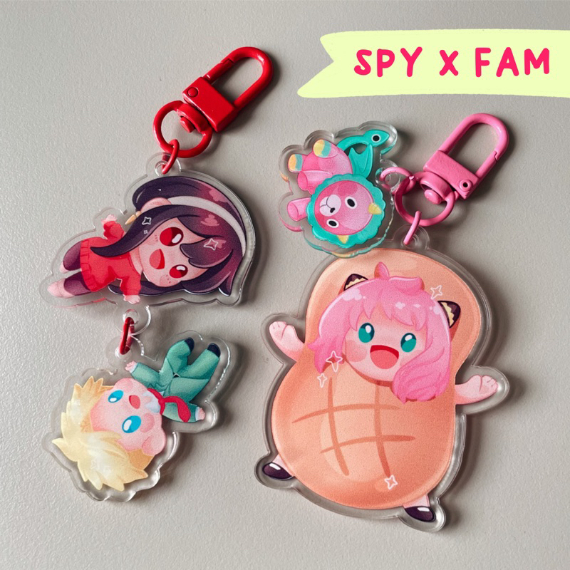 SPY X FAMILY Keychain | anya loid yor forger