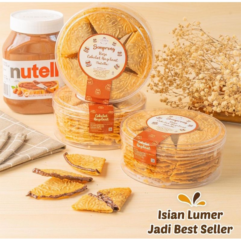 

KUE SEMPRONG KEKINIAN SEMPRONG ISI NUTELLA / LOVES SEMPRONG NUTELLA VARIAN PREMIUM