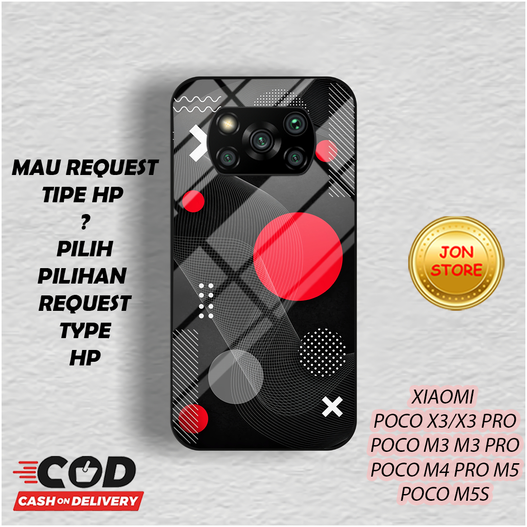 (CMM 1) Sofcase Case Glossy Kilau Untuk POCO X3 X3 PRO X3 NFC M3 M3 PRO 5G M4 PRO M5 M5S Moitf Anime