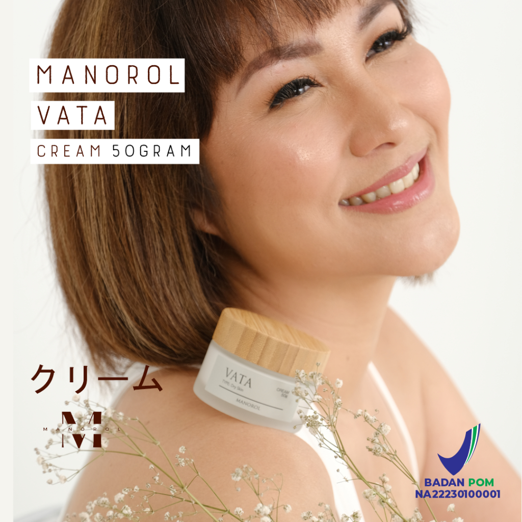 MANOROL Vata Cream 3 IN 1 (Moisturizer, Day Cream & Night Cream) For Dry Skin 50g
