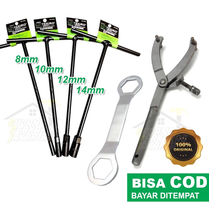 Termurah dan terbaik PAKET KOMPLIT Treker CVT  Kunci 39x41  Kunci T 8 1 12 14MM  Treker CVT Set  Pen