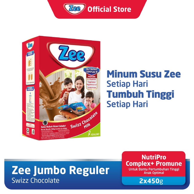 

FLASH SALE Zee Reguler Jumbo Swizz Chocolate Milk 2x45gr