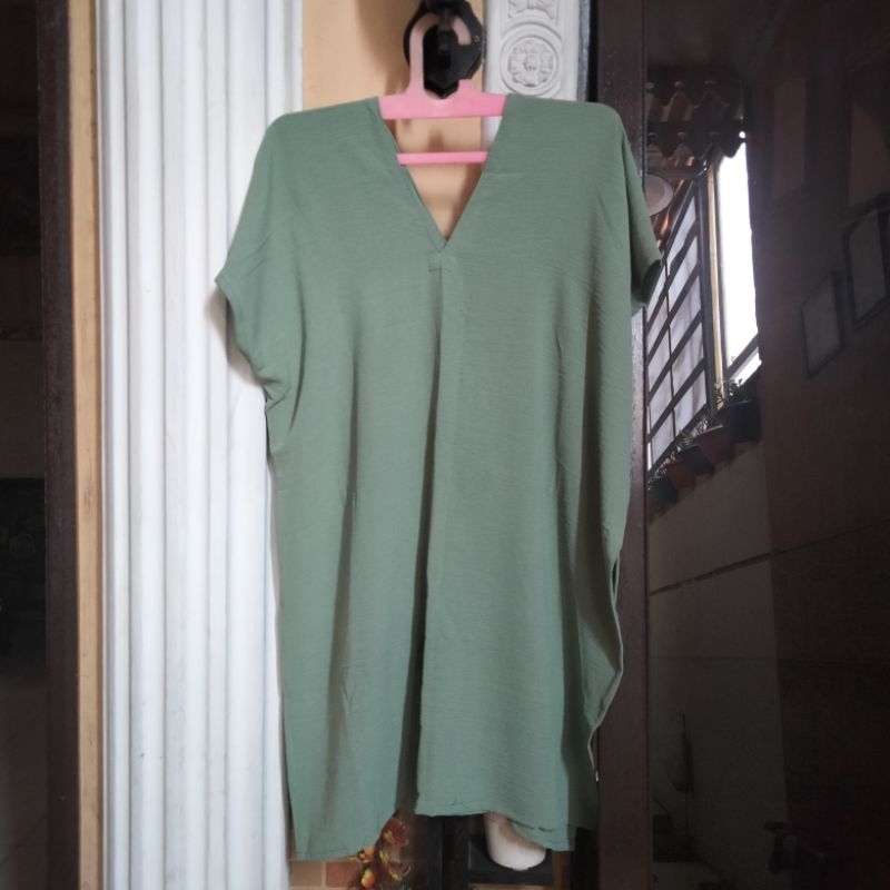 preloved outer tunik ceruty