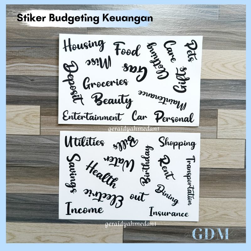 

Stiker Budgeting Keuangan