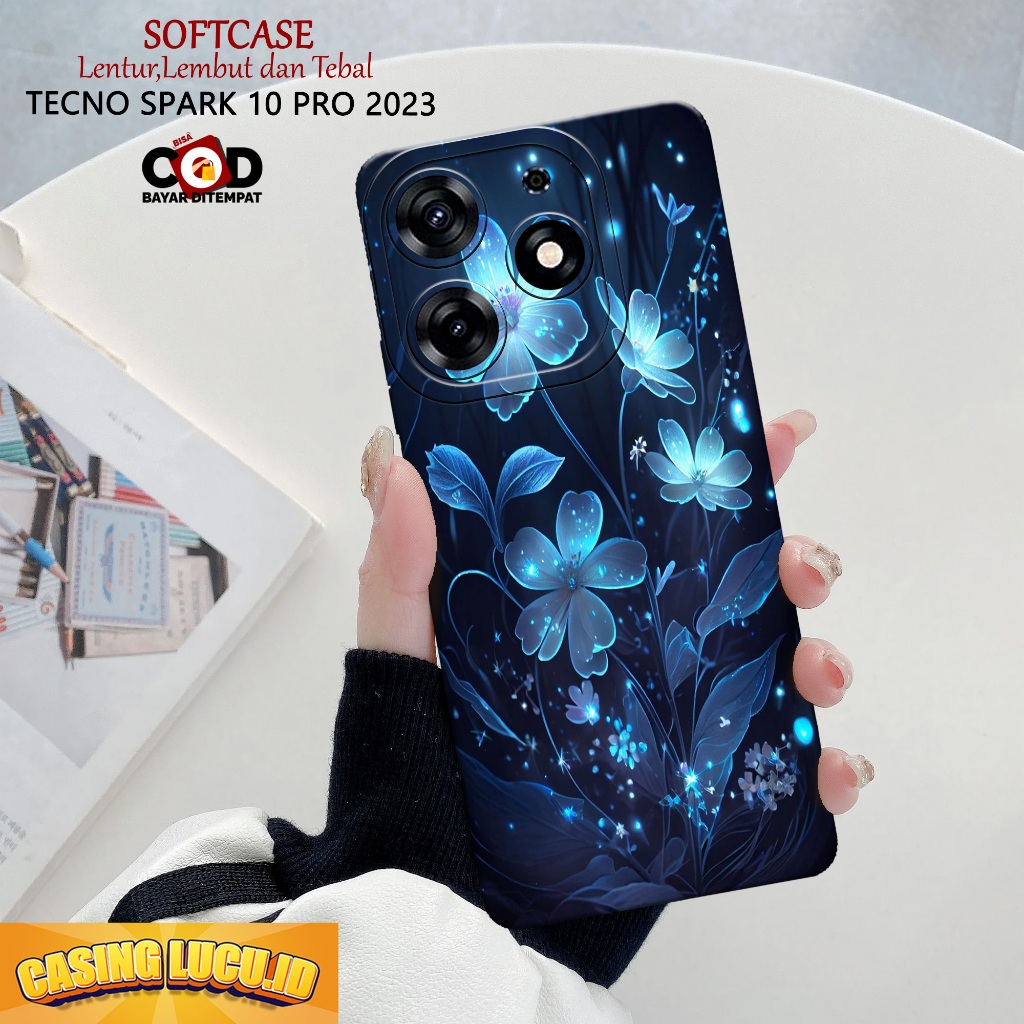 Case Hp TECNO SPARK 10 PRO 2023 Terbaru Fashion Case BUNGA Casing TECNO SPARK 10 PRO 2023 Softcase H