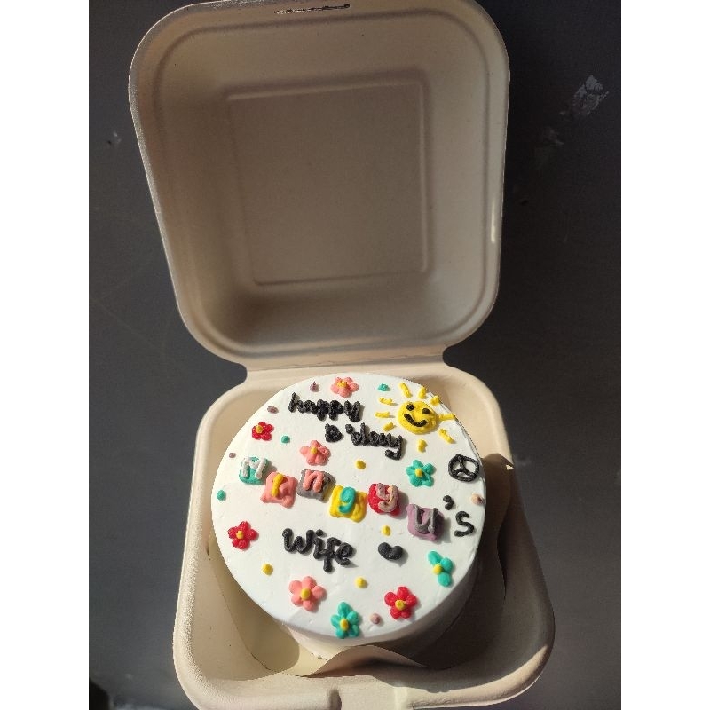 

korean bento cake / bento cake / mini cake / birthday cake / kue ulang tahun
