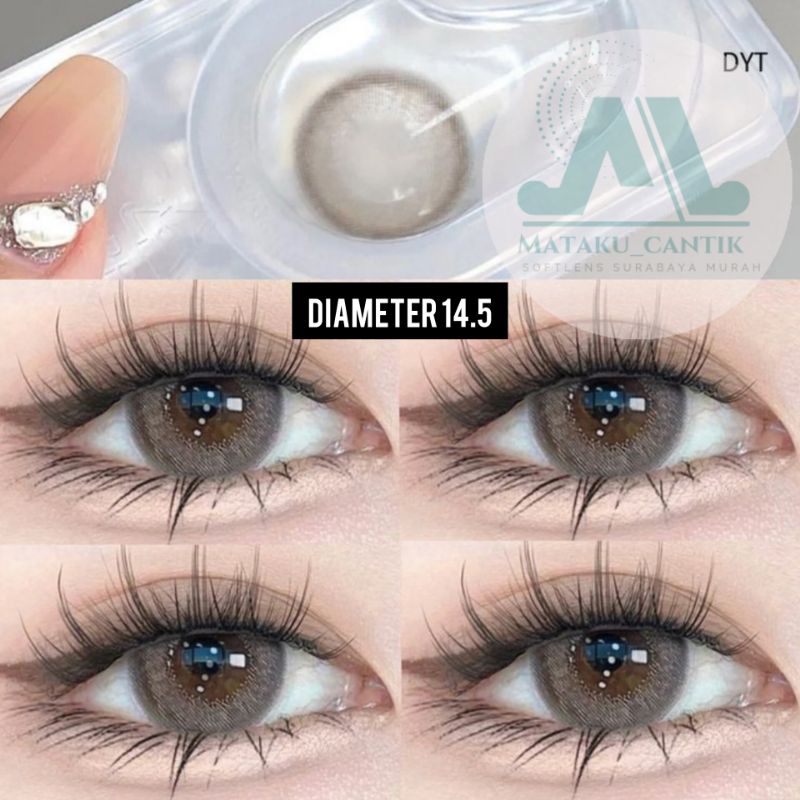 Softlens Grey Win Diameter 14.5 mm | Softlens Ring Tipis Banget | Softlens Grey Best Seller | Softle