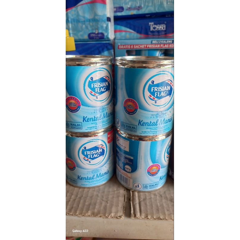 

susu bendera kaleng 370 gr