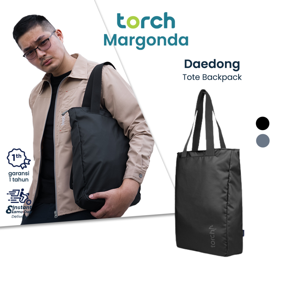TORCH Daedong Tote Bag Backpack Laptop 15 Inch Tas Ransel Multifungsi